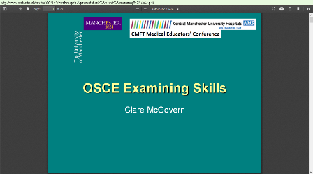 Testing OSCE examination skills